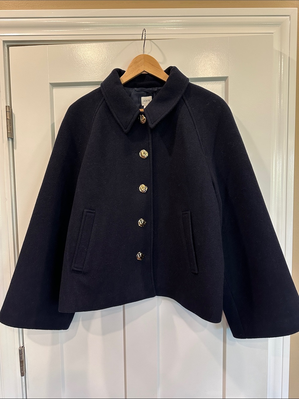J. Crew Swing Jacket, Size Large